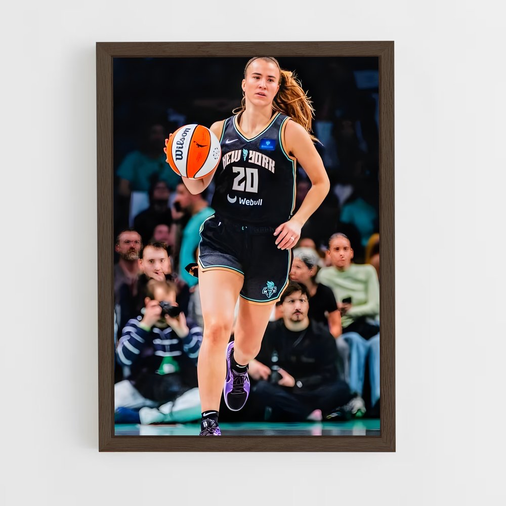 Poster Envolée de Sabrina – affiche Basketball (vue 5)